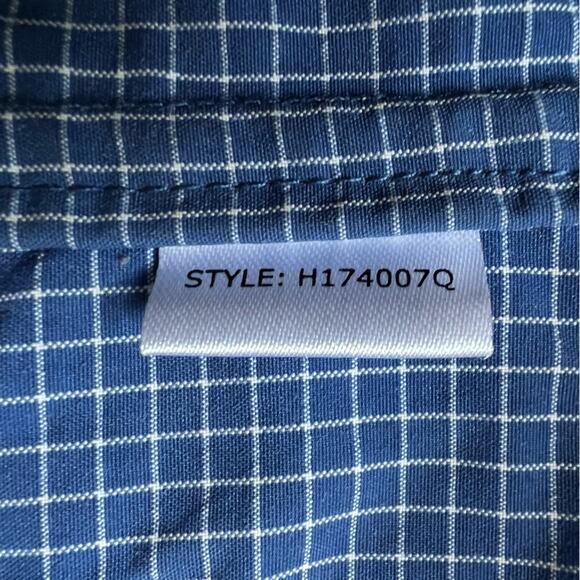 LRG Men's Blue Graph Check WindbreakerJacket Fisherman Gorpcore Outdoor -XL - Picture 8 of 13